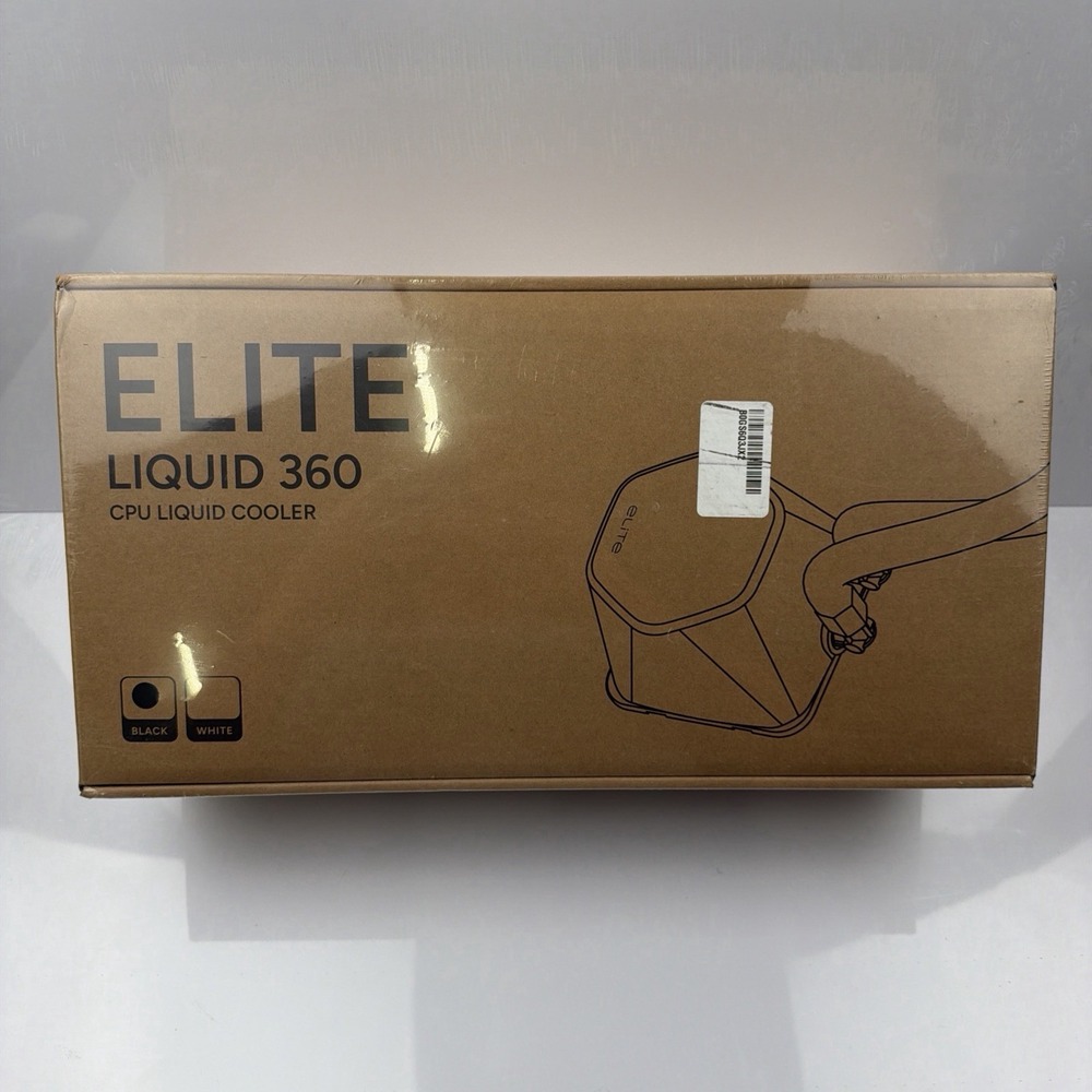 Cooler Master 360 Elite Liquid CPU Cooler Dual-Chamber ARGB AM5 360mm...‎ Black